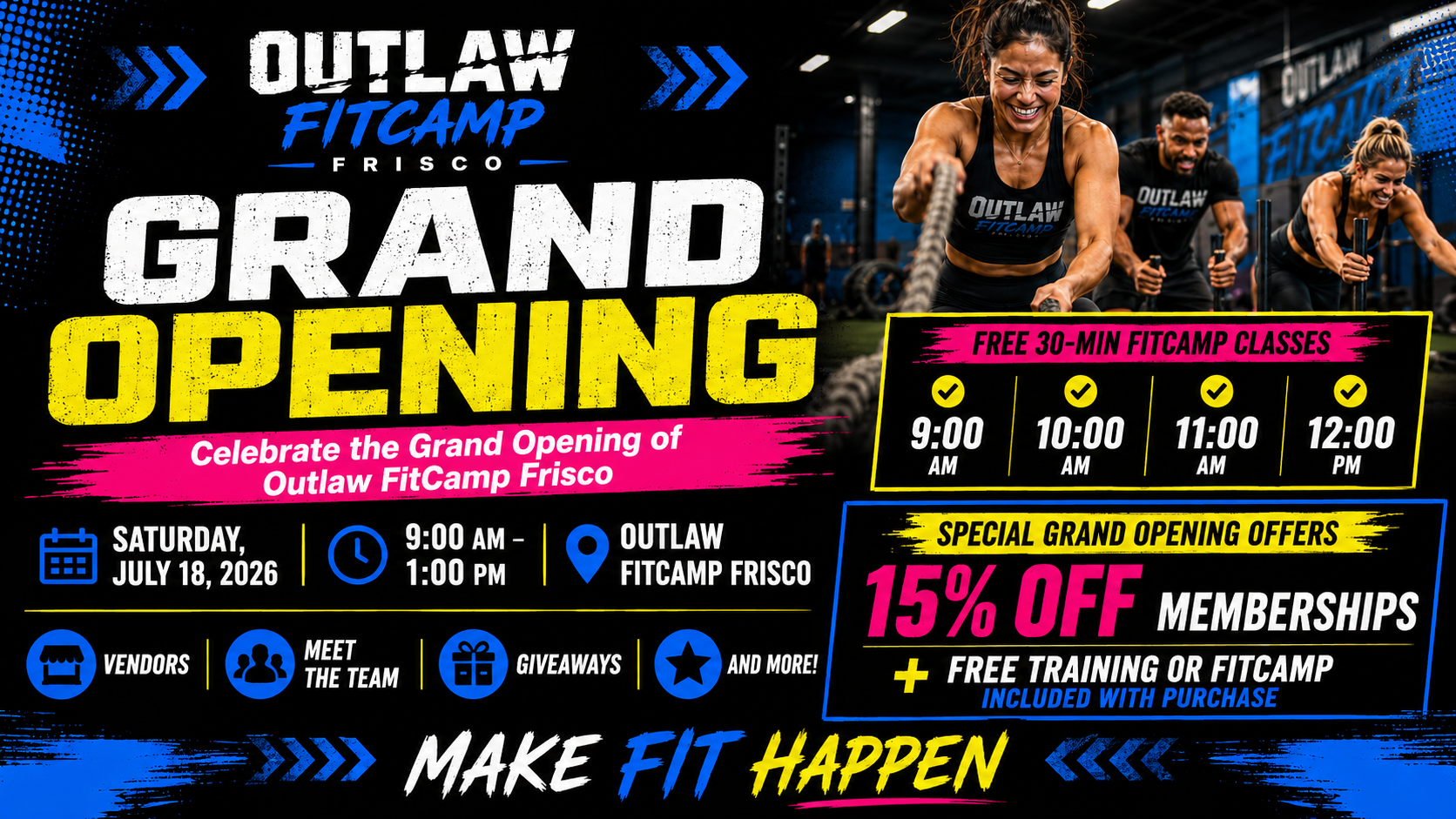 Outlaw FitCamp Grand Opening