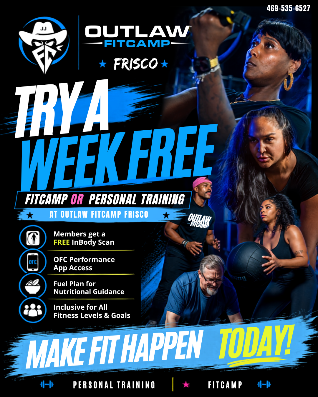 Step 1 of the Outlaw FitCamp journey