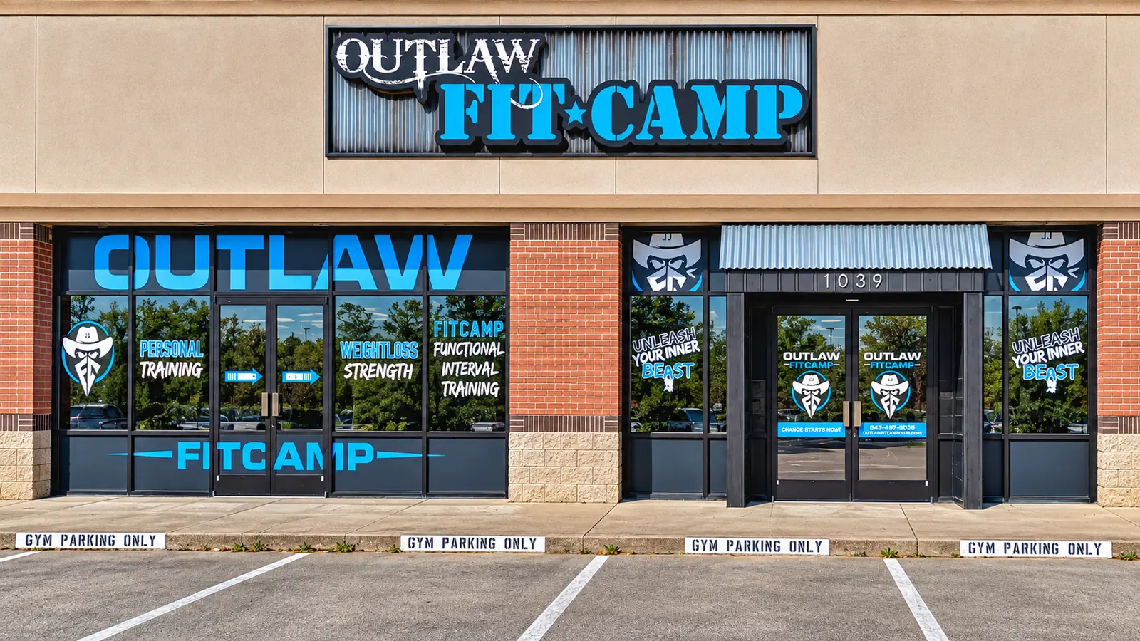Outlaw FitCamp 13 ofc hickory creek storefront web
