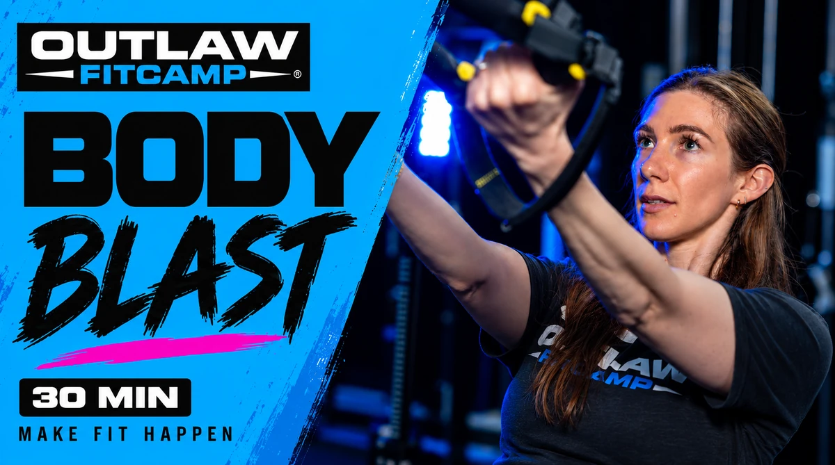 BODY BLAST - Outlaw FitCamp 30-minute class artwork.