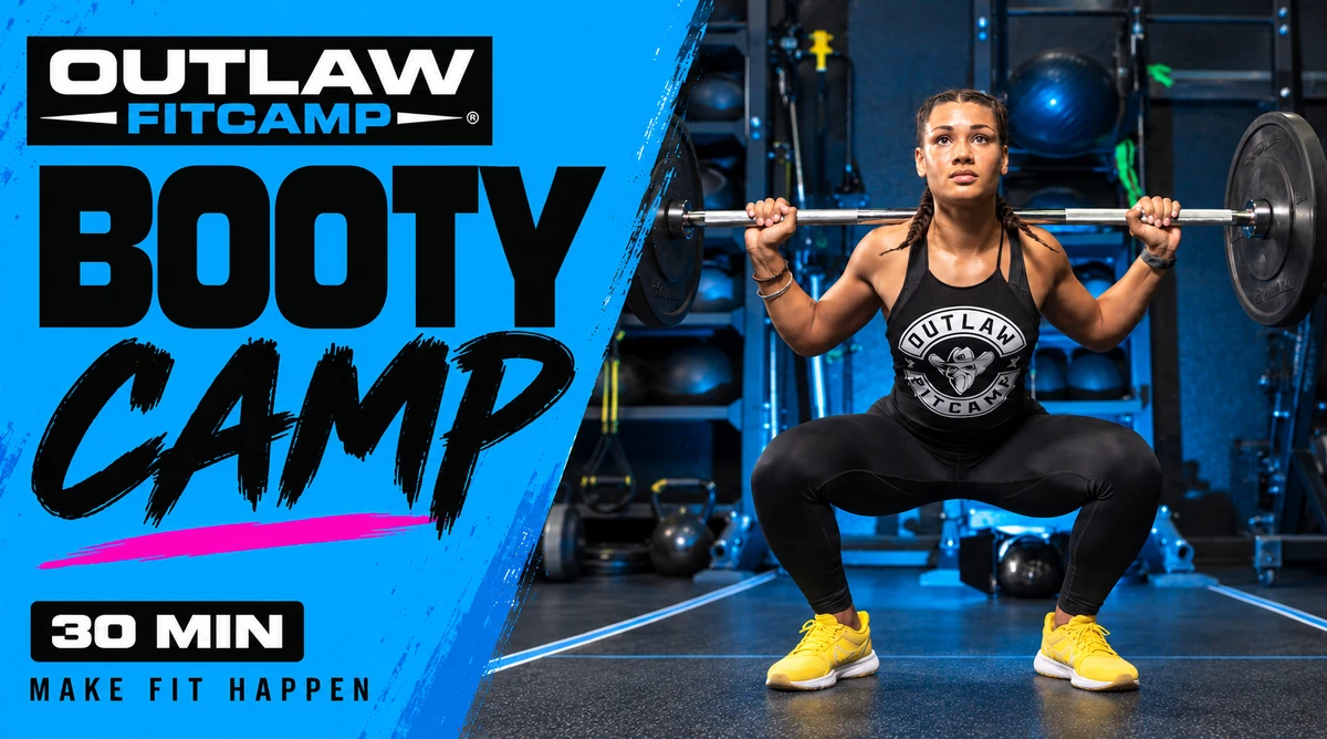 BOOTY CAMP - Outlaw FitCamp 30-minute class artwork.