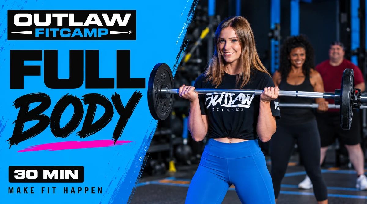 FULL BODY - Outlaw FitCamp 30-minute class artwork.